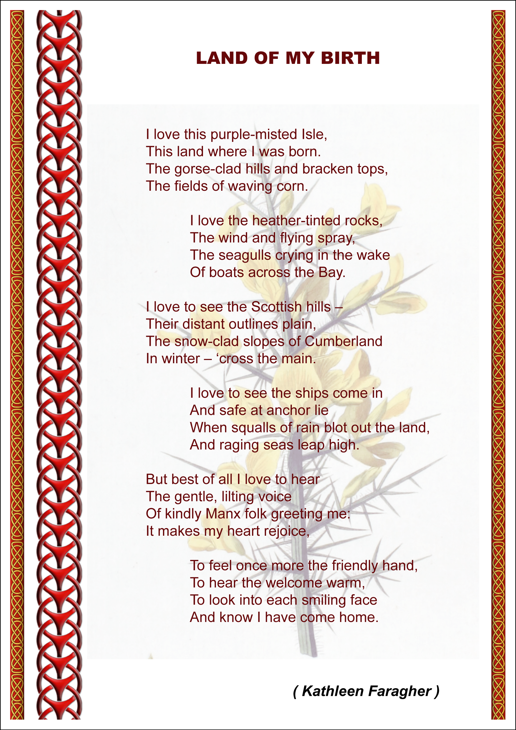 my country dorothea mackellar poem